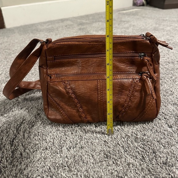 Ablanczoom Women's Soft Leather Shoulder Bags Classic Casual Crossbody Bag - Picture 2 of 6